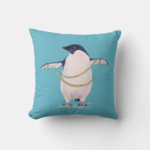 Pinguim gordo engraçado bonito na dieta