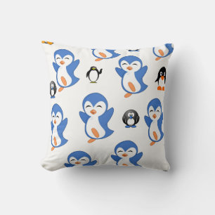 Almofada Pinguim travesseiro decorativo