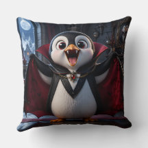 Pinguim vampiro/almofada grande