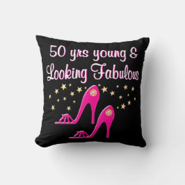 ALMOFADA PINK 50 ANOS JOVENS E FABULOSOS
