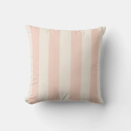 Almofada Pink and Cream Bold Stripe