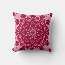 Almofada Pink Boho Chic Throw Pillow