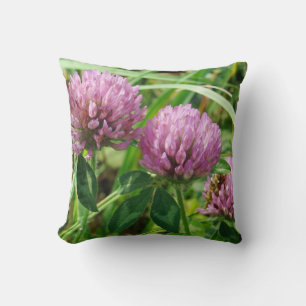 Almofada Pink Clover Wildflower - Trifolium pratense