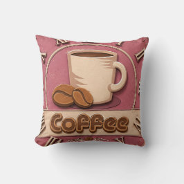 Almofada Pink Coffee Feminine Coffee Bar Decor
