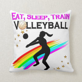 ALMOFADA PINK COME, DORMIR, TREINAR VOLLEYBALL