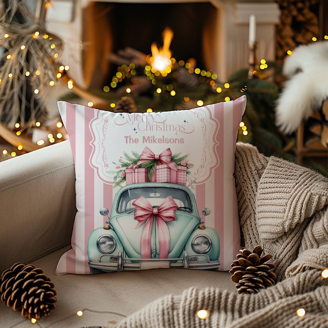 Almofada Pink Coquette Christmas (Criador carregado)