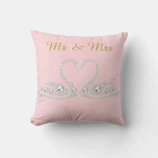 ALMOFADA PINK DOURADO DIAMOND SUAN CUSHION CASAMENTO