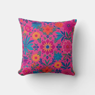 Almofada pink floral cushion