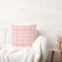 Pink Gingham Hearts Valentine 