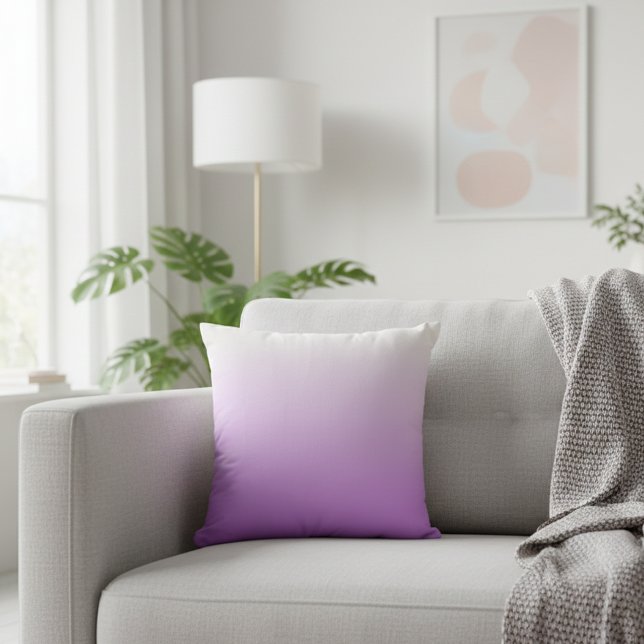 Almofada Pink ombre cushion modern, decorative cushion (Criador carregado)