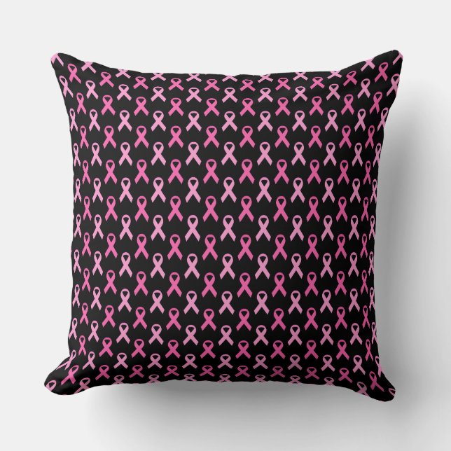 Almofada Pink Ribbon Breast Cancer Awareness Pattern (Frente)