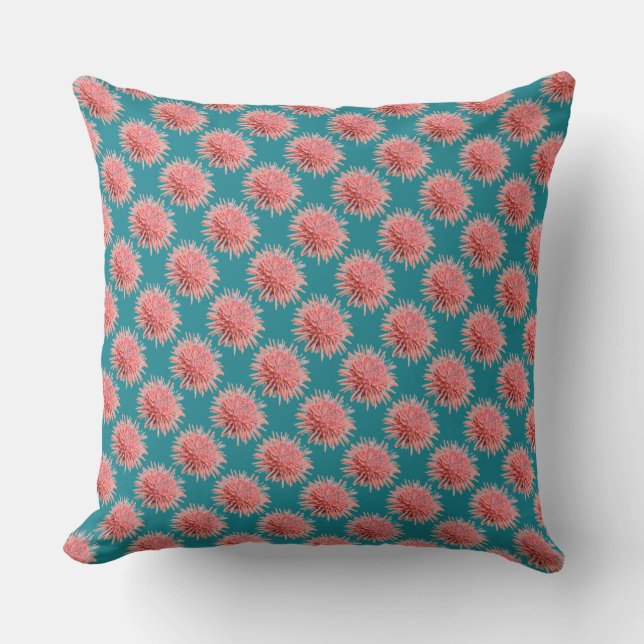 Almofada Pink Sea Urchins Pattern (Frente)
