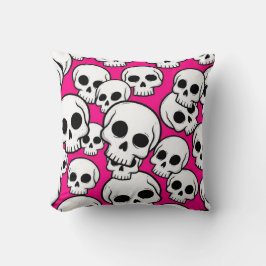 Almofada Pink Skull Pattern