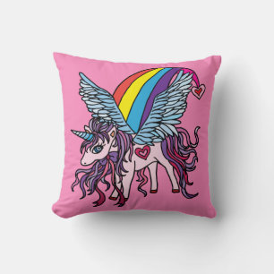 Almofada Pink Unicorn Pegasus