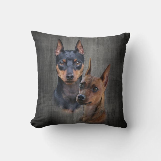 Almofada Pinscher diminuto (Frente)