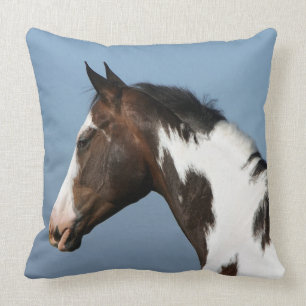 Almofada Pinte o Headshot 1 do cavalo