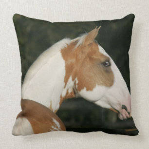 Almofada Pinte o Headshot 2 do cavalo