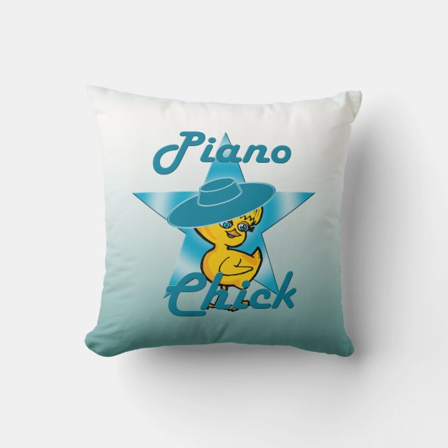 Almofada Pintinho para piano nº 7 (Frente)
