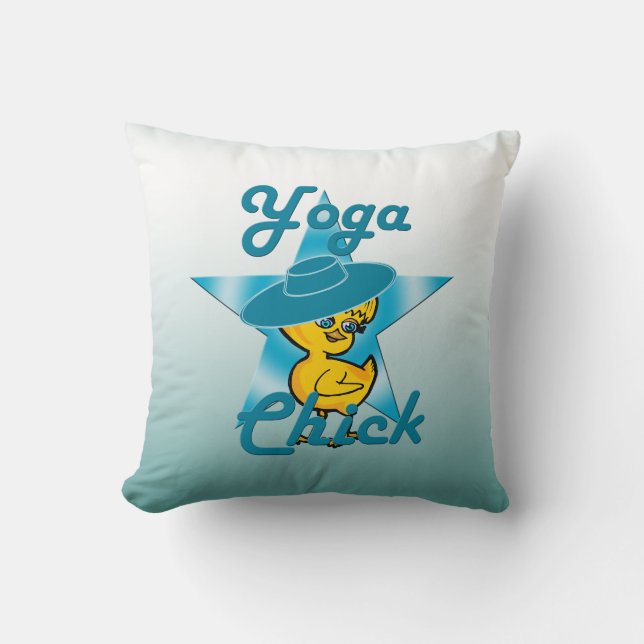 Almofada Pintinho Yoga nº 7 (Frente)