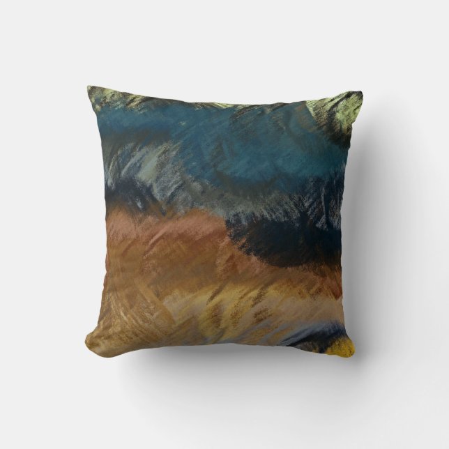 Almofada pintura abstrato | Abstrato Retro Art 41.o (Frente)