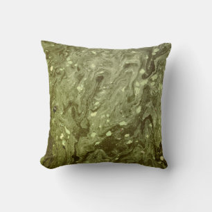 Almofada Pintura abstrato verde