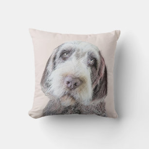 Almofada Pintura apontar Griffon Wirehaired - arte do cão
