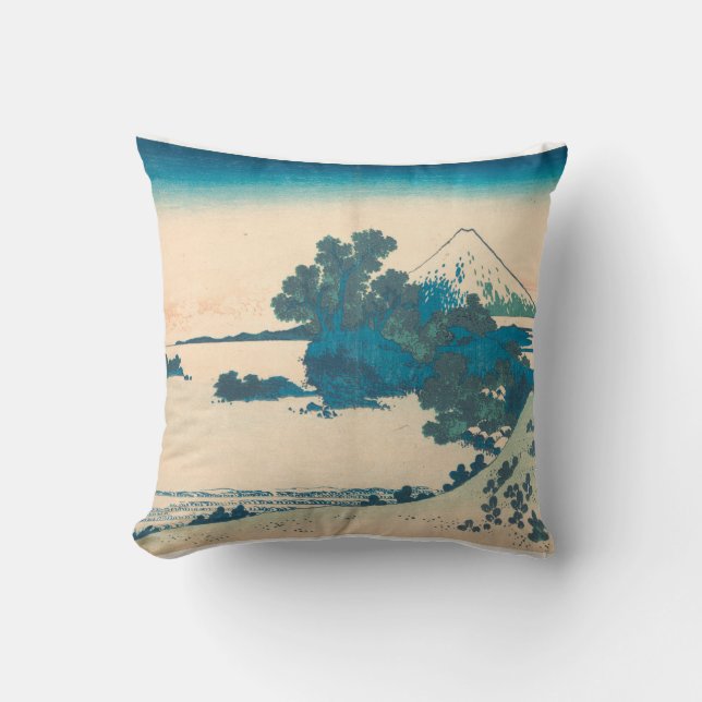 Almofada pintura artística de Katsushika Hokusai (Frente)