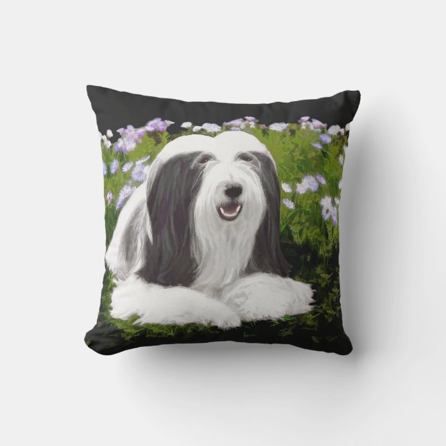 Almofada Pintura Collie com Manteiga - Arte Cachorra Origin (Frente)