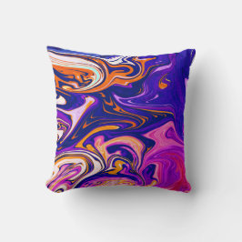 Almofada Pintura Colorida | Melhor arte, abstrato moderna