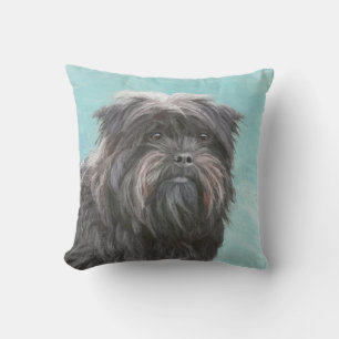 Almofada Pintura de Affenpinscher - Arte de Cachorro Origin