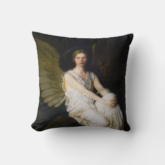 Almofada Pintura de Anjo de Abbott Handerson Thayer Antiga
