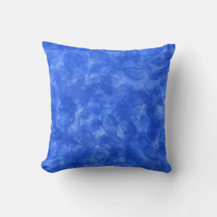 Almofada Pintura de Aquarela Azul