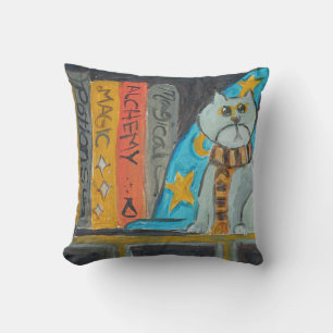 Almofada Pintura de Gato Epic Mágico de Arte Folical