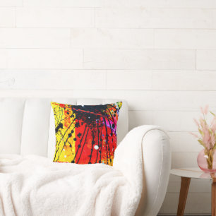 Almofada Pintura de Padrões Brilhantes. Comprar Agora