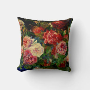 Almofada Pintura de Pierre Renoir, Rosas,