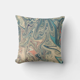 Almofada Pintura De Terras E Rios | Melhor abstrato colorid