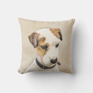 Almofada Pintura do Parson Jack Russell Terrier - Arte Cani