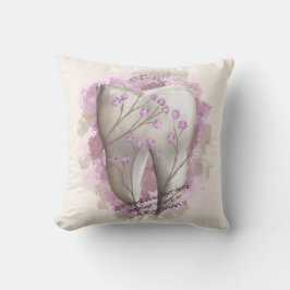 Almofada Pintura dos dentes. Dentista, Modelo de Dental Ass