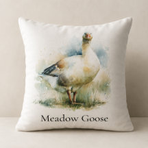 Pintura em Aquarela de Ganso de Campo Personalizad