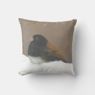 Almofada Pintura Escuro-Eyed do Junco - arte original do