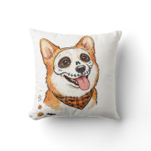 Pintura Facial de Esqueleto Fofo Corgi Halloween C