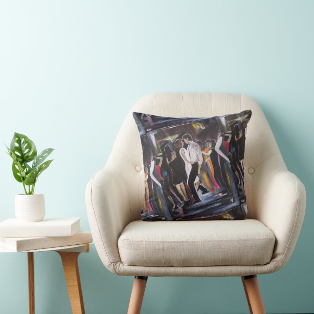 Almofada Pintura Mambo Night de Alfred Fox (Cadeira)