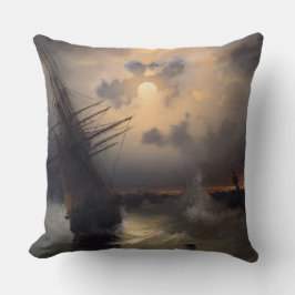 Almofada Pintura Naval Náutica Arte Marinho História Russa