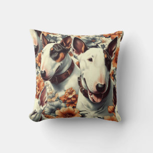 Almofada Pintura sem costura da Bull Terrier