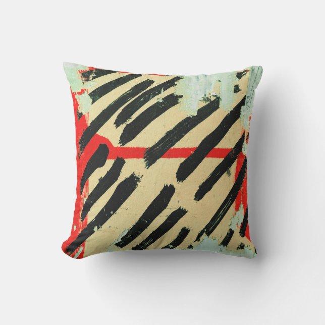 Almofada Pintura única de parede Vestida e Legal (Frente)