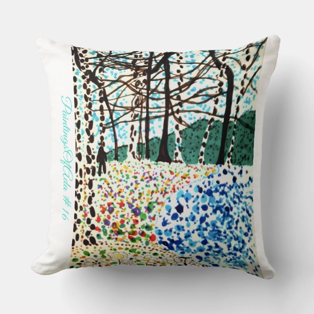 Almofada PinturasDoAda #16 - Artista - Travesseiro decorati (Frente)