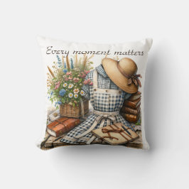 Almofada Piquenique central do Vintage Cottage