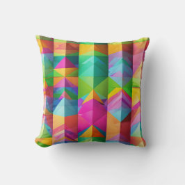 Almofada Pirâmides Pastel Harmonia Geométrica Sagrada