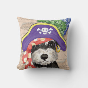 Almofada Pirata de Miniatura Schnauzer