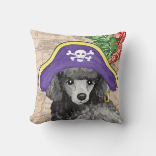 Almofada Pirata de Poodle Miniatura